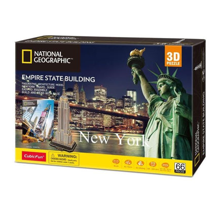 Puzzle 3d. Empire state building nata geo