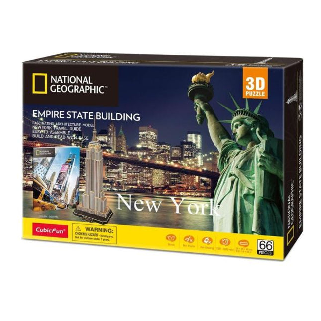 Puzzle 3d. Empire state building nata geo