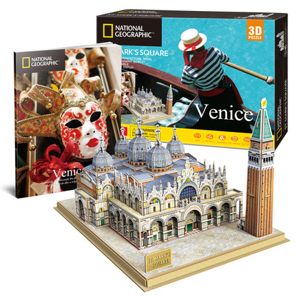 Puzzle 3d. Se. Mark's square nata geo