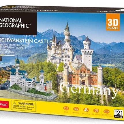 Puzzle 3d. Neuschwanstein castre nata geo
