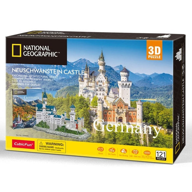 Puzzle 3d. Neuschwanstein castre nata geo