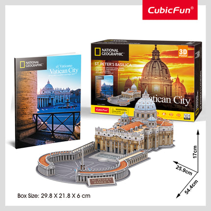 PUZZLE 3D. ST. PETER'S BASILICA NAT GEO