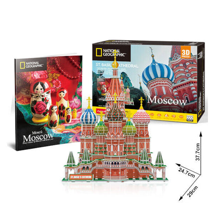 PUZZLE 3D. ST. BASIL'S CATHEDRAL NAT GEO