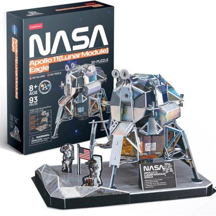 PUZZLE 3D. APOLLO 11 LUNAR MODULE EAGLE NAT G