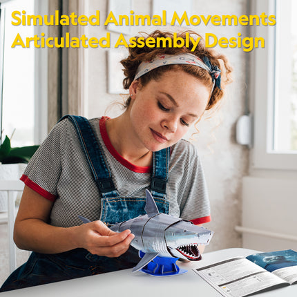 PUZZLE 3D. GREAT WHITE SHARK NAT GEO
