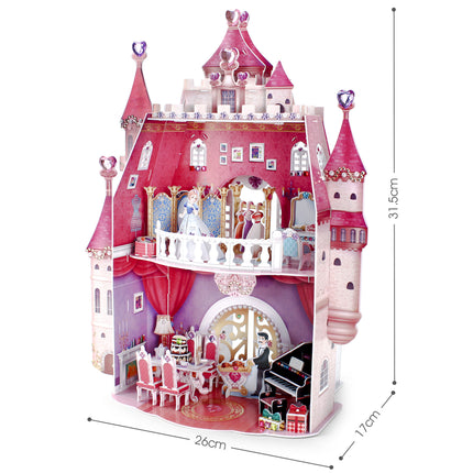 PUZZLE 3D. PRINCESS BIRTHDAY (DOLL HOUSE)