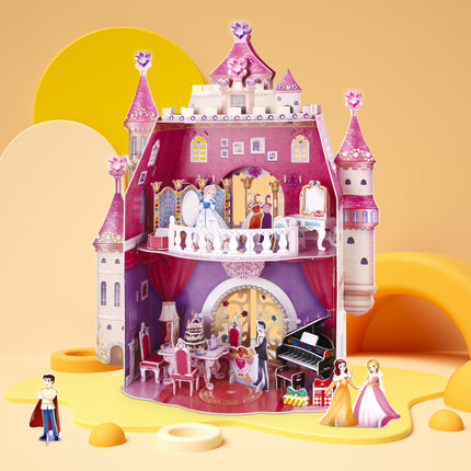 PUZZLE 3D. PRINCESS BIRTHDAY (DOLL HOUSE)