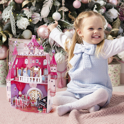 PUZZLE 3D. PRINCESS BIRTHDAY (DOLL HOUSE)
