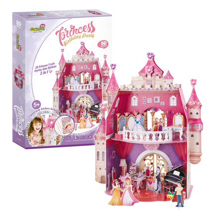 PUZZLE 3D. PRINCESS BIRTHDAY (DOLL HOUSE)
