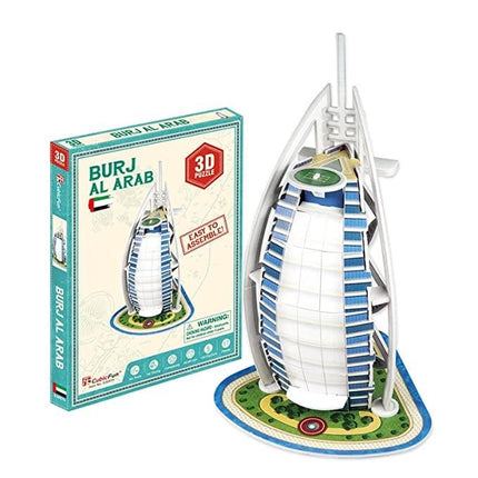 Puzzle 3d. Burga árabe (Dubai) s 17 pzs