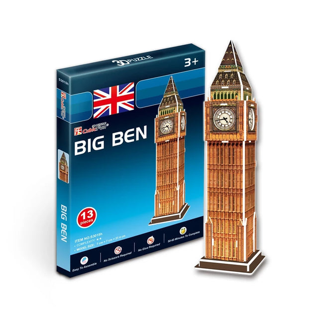 Puzzle 3d. Big Ben Smail