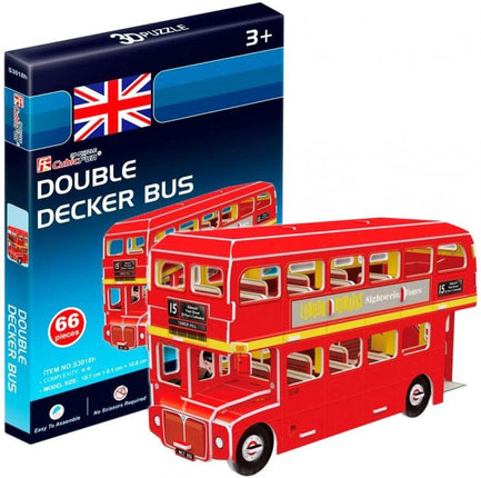 Puzzle 3d. Doble decaer bus s