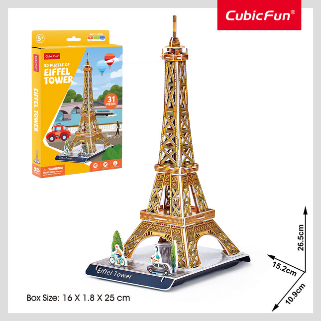 PUZZLE 3D. EIFFEL TOWER (BLIS)