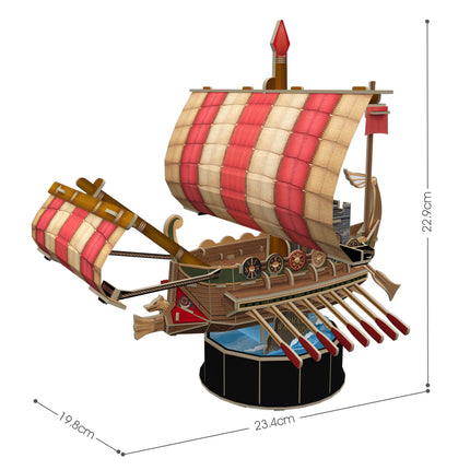 PUZZLE 3D. ROMAN WARSHIP