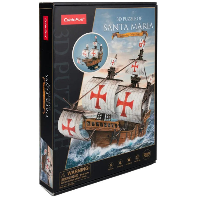 Puzzle 3d. Santa María (upgrade versión)