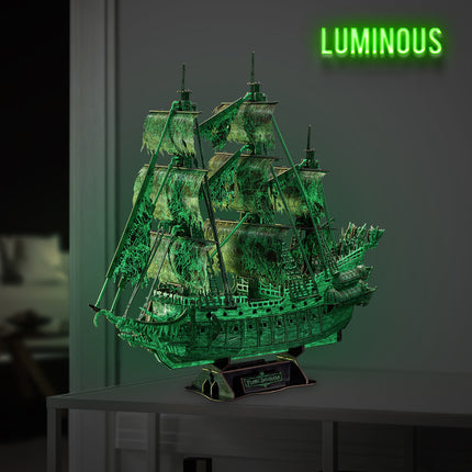 PUZZLE 3D. FLYING DUTCHMAN GLOW IN THE DARK