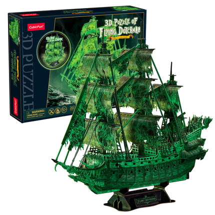 PUZZLE 3D. FLYING DUTCHMAN GLOW IN THE DARK