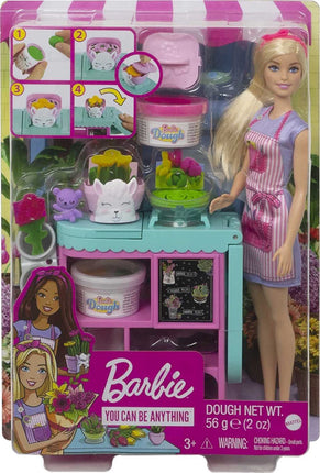 BARBIE. FLORIST PLAY SET  X6