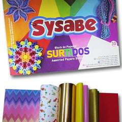 Papel, cartulina, bolsas de regalo y block