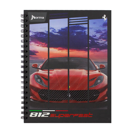 Libreta. Ferrari argollada med 80h