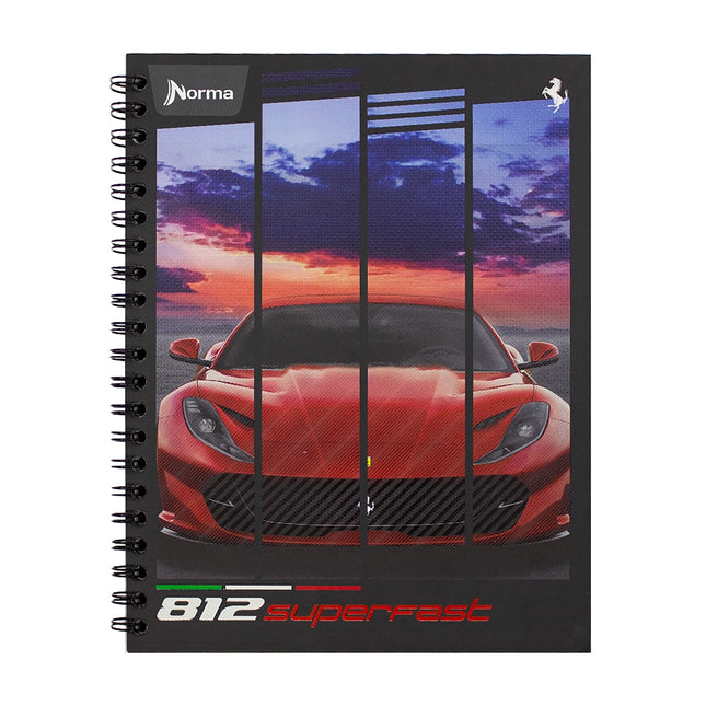 Libreta. Ferrari argollada med 80h