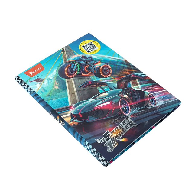 LIBRETA. STREET RACER CUADRICULADO 100H