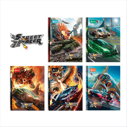 LIBRETA. STREET RACER CUADRICULADO 100H