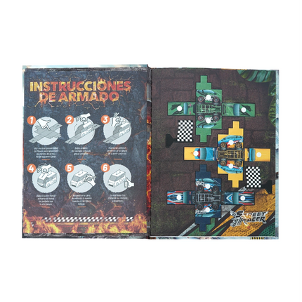 LIBRETA. STREET RACER CUADRICULADO 100H