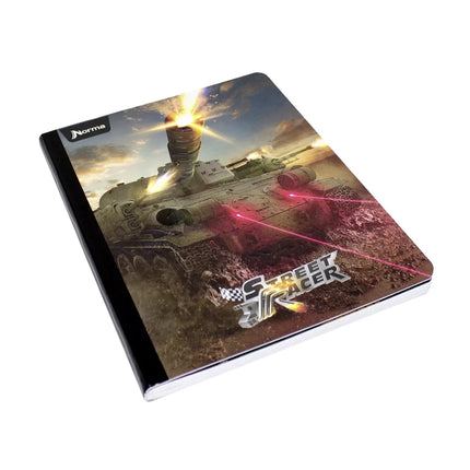 Libreta. Street racer cuadriculado 100h