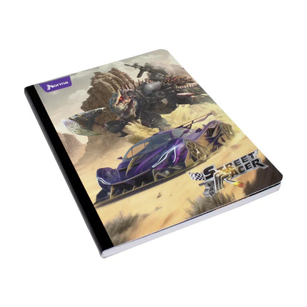 Libreta. Street racer cuadriculado 100h