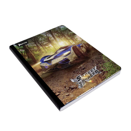Libreta. Street racer cuadriculado 100h