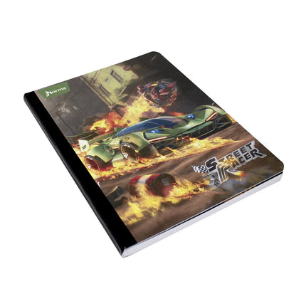 Libreta. Street racer cuadriculado 100h