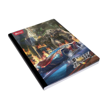 Libreta. Street racer cuadriculado 100h
