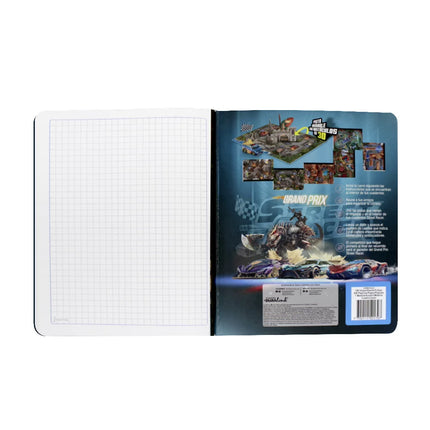 Libreta. Street racer cuadriculado 100h
