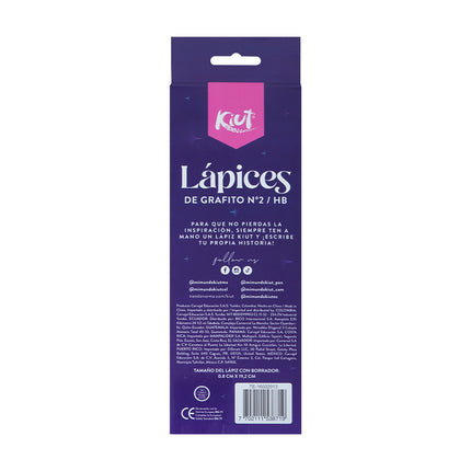 LAPIZ. KIUT GRAFITO BLISTER X3