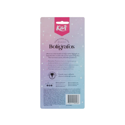 BOLIGRAFO. KIUT NEGRO (3UNID)