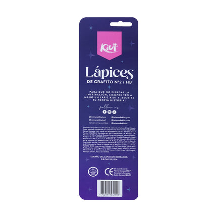 LAPIZ. KIUT GRAFITO BLISTER X3