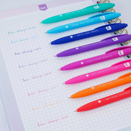 BOLIGRAFO. KIUT SET/COLORES (8UNID)