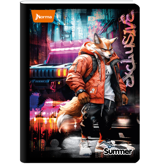 Libreta. Summer masculino 100h cuadriculado