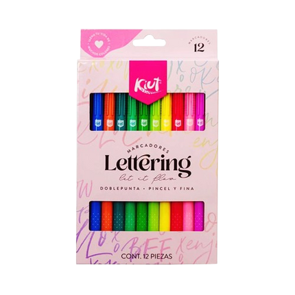 Marcador. Kiut Punta Pincel (12Unid)