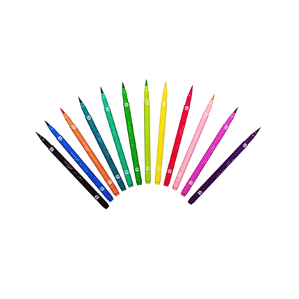 Marcador. Kiut Punta Pincel (12Unid)