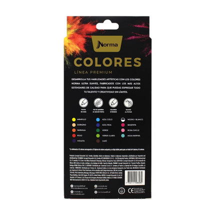 COLORES. NORMA PREMIUM 15COL