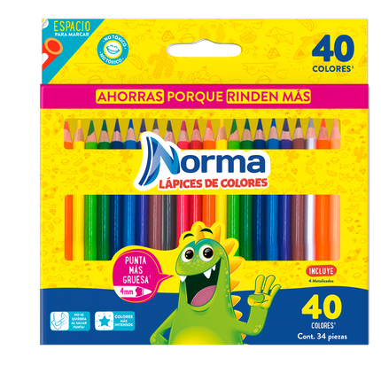 COLORES. NORMA TRADICIONALES 40COL