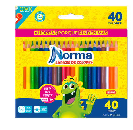 COLORES. NORMA TRADICIONALES 40COL