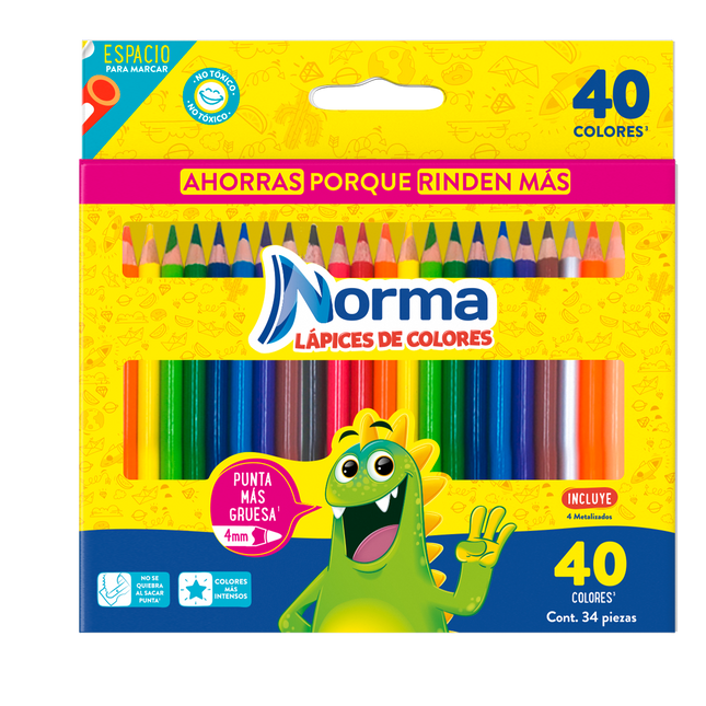 COLORES. NORMA TRADICIONALES 40COL