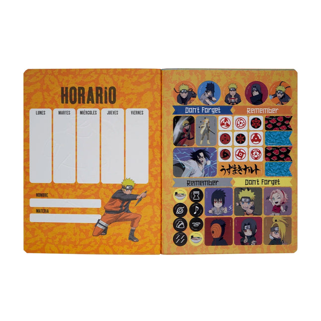 LIBRETA. NARUTO UNA LINEA 100H