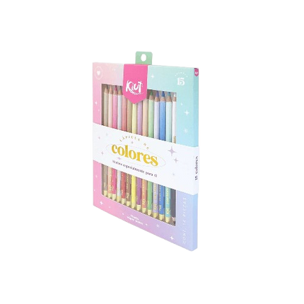 Colores. Kit punta suave (15 unid)