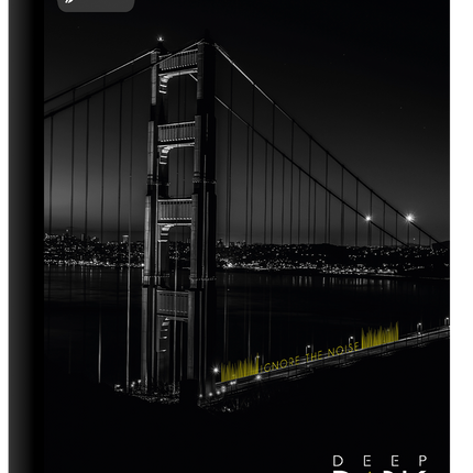 Libreta. Deep dark cosida 100h linea