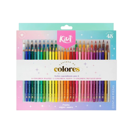 COLORES. KIUT 48 COLORES