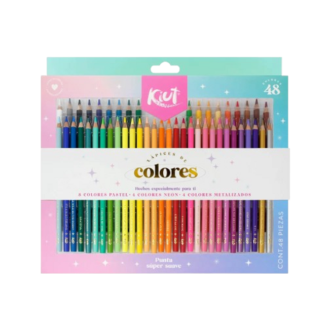 COLORES. KIUT 48 COLORES